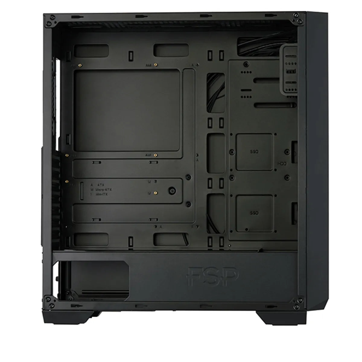ATX CASE FSP CMT520-PLUS MID TOWER GAMING (4 ARGB FAN) | CMT520-PLUS