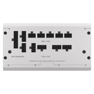 Corsair RM850x SHIFT 80 Plus Gold Power Supply, 850W, Fully Modular, ATX, White, 1 Year Warranty | CP-9020274-UK