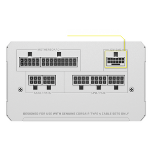 Corsair RM750e 80 Plus Gold Power Supply, 750W, Fully Modular, ATX, White, 1 Year Warranty | CP-9020292-UK