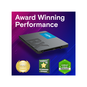 Crucial BX500 500GB 3D NAND SATA 2.5-inch SSD, 1 Year Warranty | CT500BX500SSD1