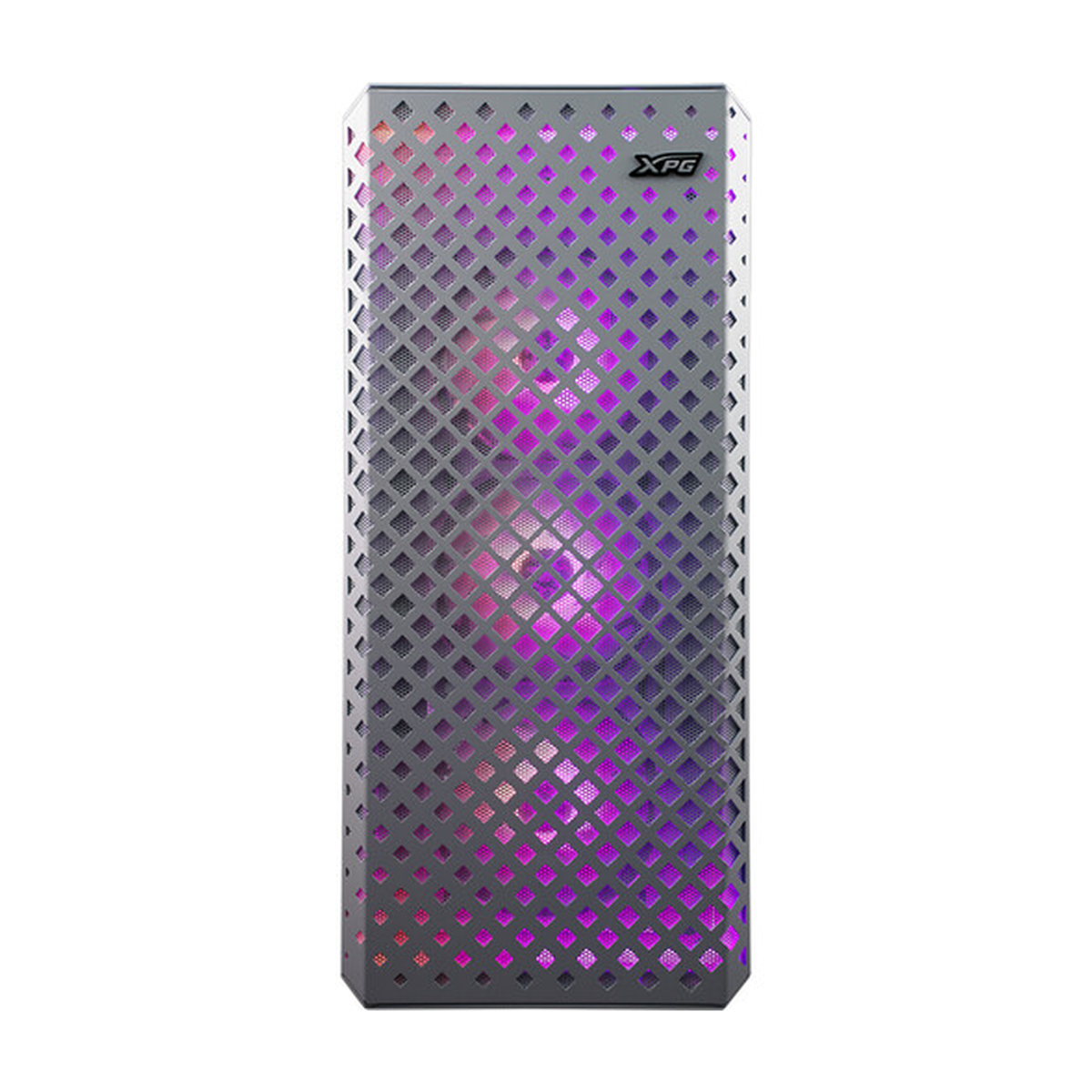 XPG Defender Pro Mid-Tower E-ATX PC Case, Tempered Glass Side Panel With Mesh Panel Design, 3 x XPG VENTO ARGB 120mm Fans, 400mm GPU Support, USB 3.0, White, 1 Year Warranty | DEFENDERPRO-WHCWW