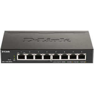 SWITCH DLINK 8 PORT GIGABIT POE MANAGED | DGS-1100-08PV2