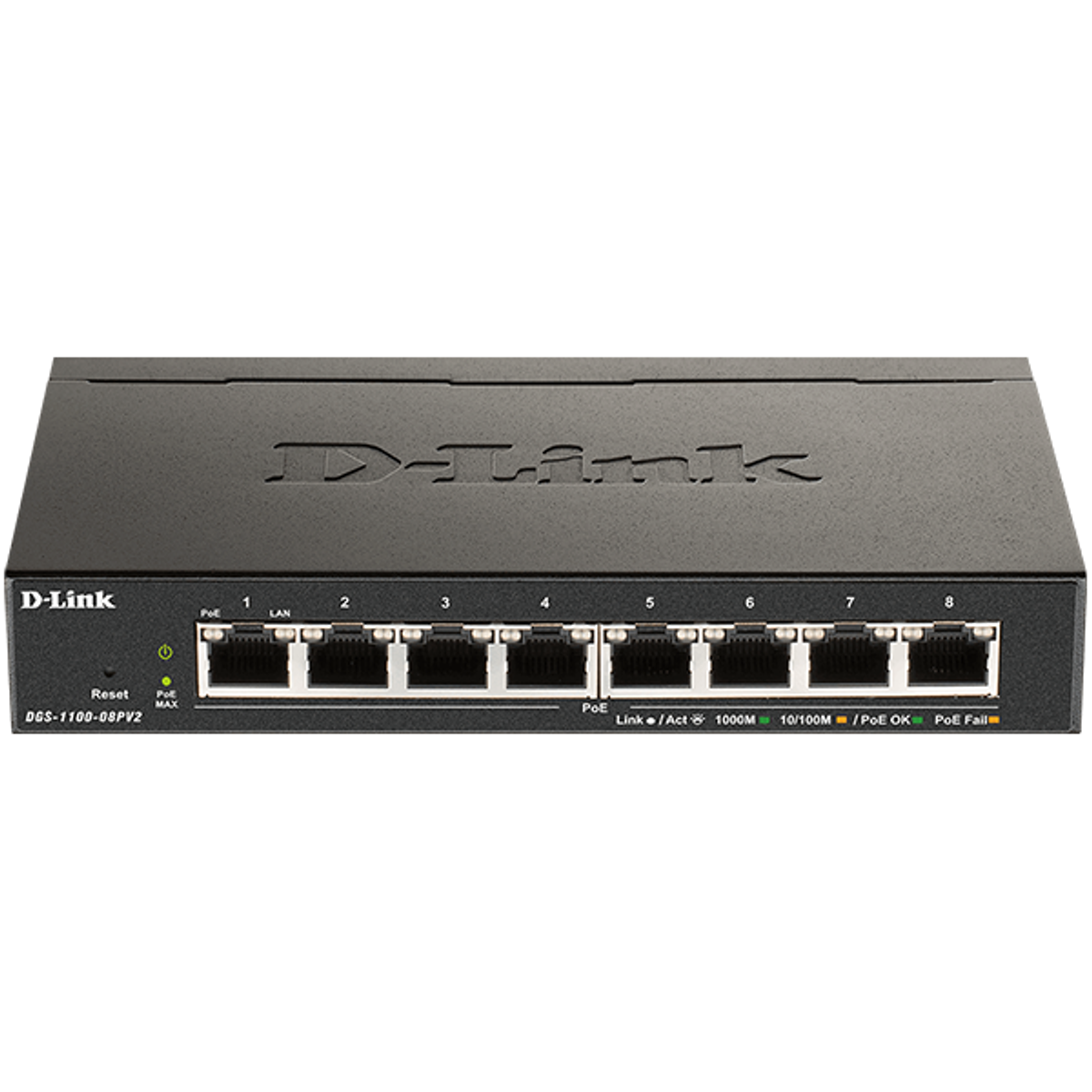 SWITCH DLINK 8 PORT GIGABIT POE MANAGED | DGS-1100-08PV2