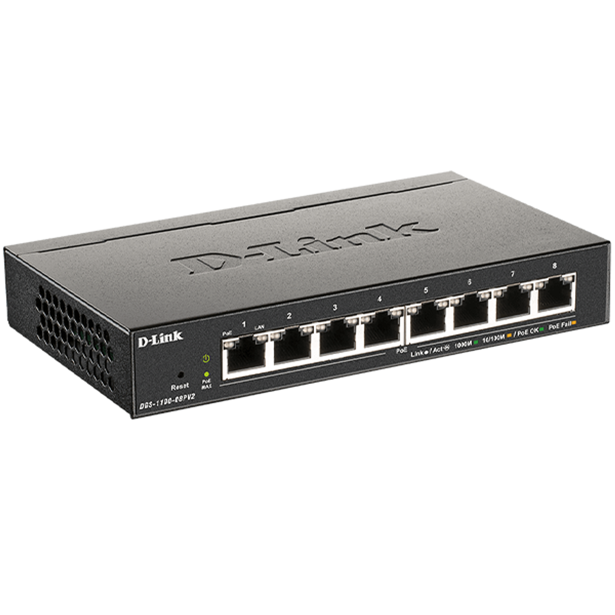 SWITCH DLINK 8 PORT GIGABIT POE MANAGED | DGS-1100-08PV2