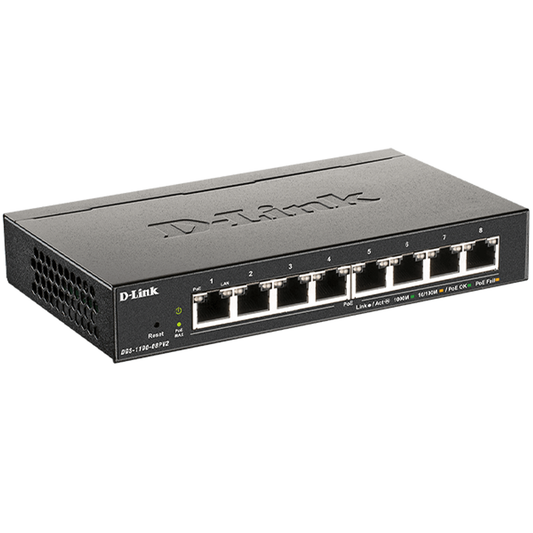 SWITCH DLINK 8 PORT GIGABIT POE MANAGED | DGS-1100-08PV2