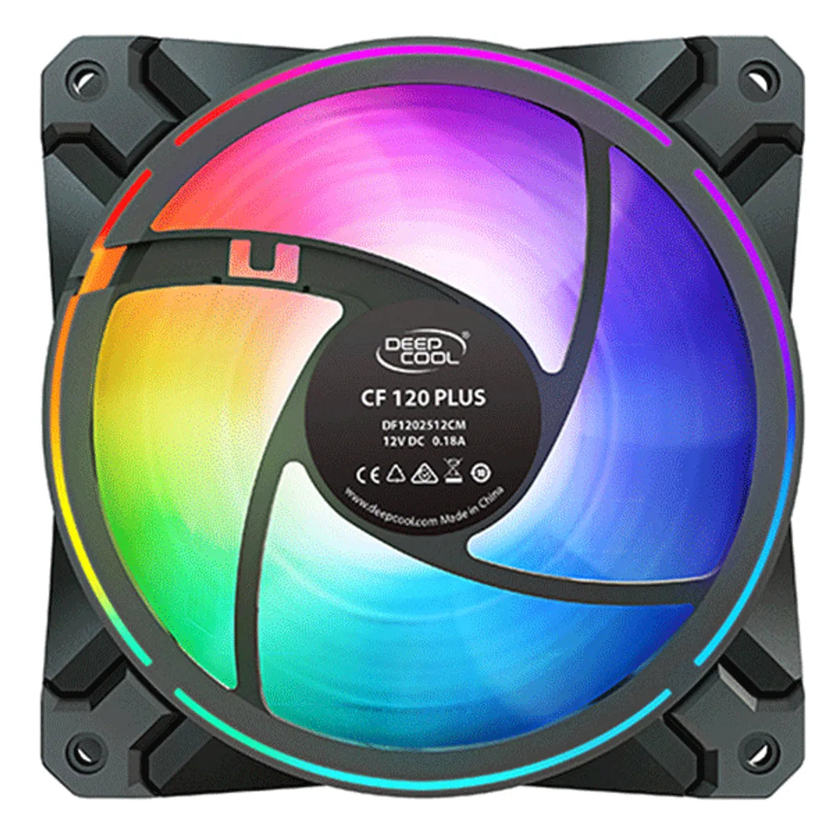 DEEP COOL CASE FAN CF120 RGB 120mm Triple Fan |
 DP-F12-AR-CF120P-3P