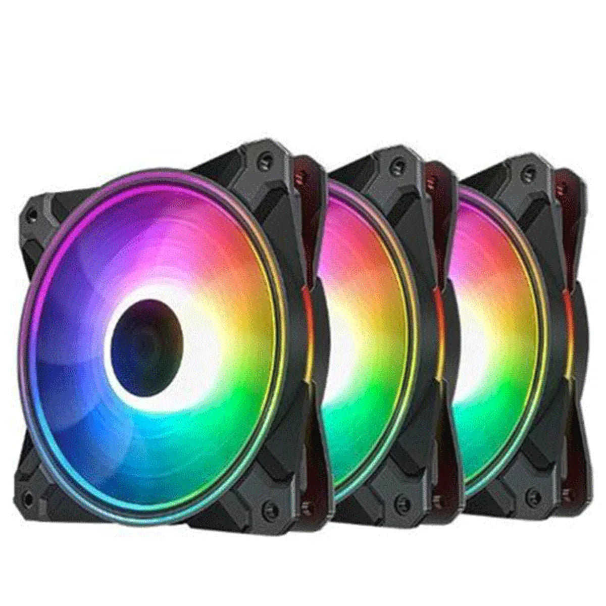DEEP COOL CASE FAN CF120 RGB 120mm Triple Fan |
 DP-F12-AR-CF120P-3P