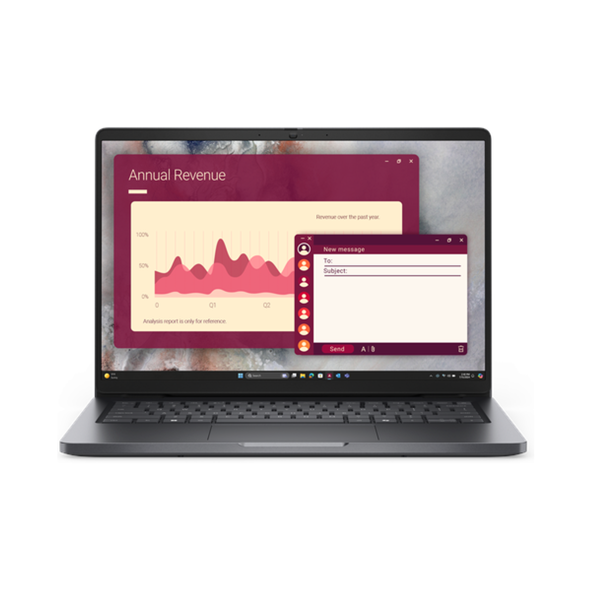 Dell Pro 14 PC14250 Laptop, Intel Core 5 120U Processor, 8GB RAM, 512GB SSD, 14" FHD+ Display, DOS, English & Arabic Backlit Keyboard, 1 Year Warranty | DPPC14250C58GAR-2621