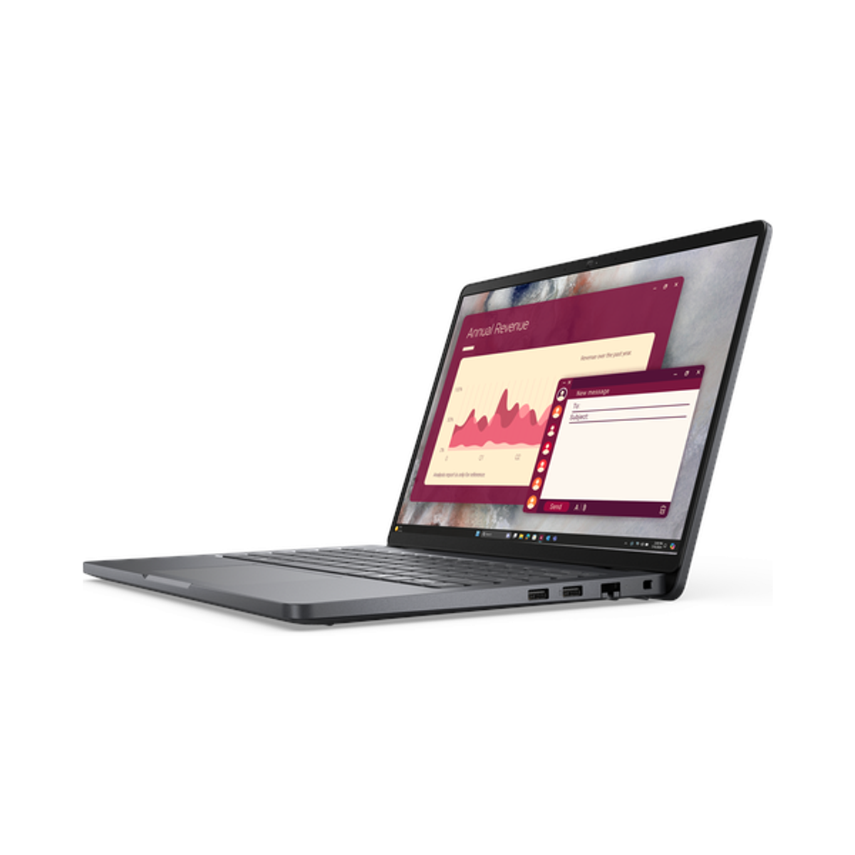 Dell Pro 14 PC14250 Laptop, Intel Core 5 120U Processor, 8GB RAM, 512GB SSD, 14" FHD+ Display, DOS, English & Arabic Backlit Keyboard, 1 Year Warranty | DPPC14250C58GAR-2621