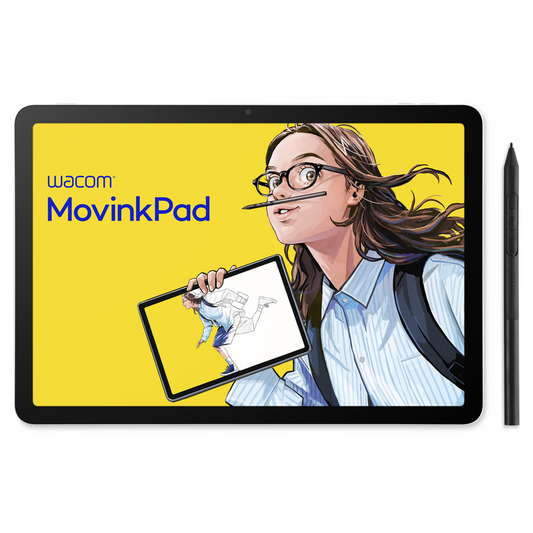 Wacom MovinkPad 11.5" Pen Tablet, 2200 x 1440 pixels Resolution, MediaTek Helio G99 Processor, 8GB RAM, 128GB Storage, USB Type-C and Wireless Connectivity, Bluetooth, 8192 Pen Pressure Levels, Android 14, 1 Year Warranty | DTHA116CL0Z
