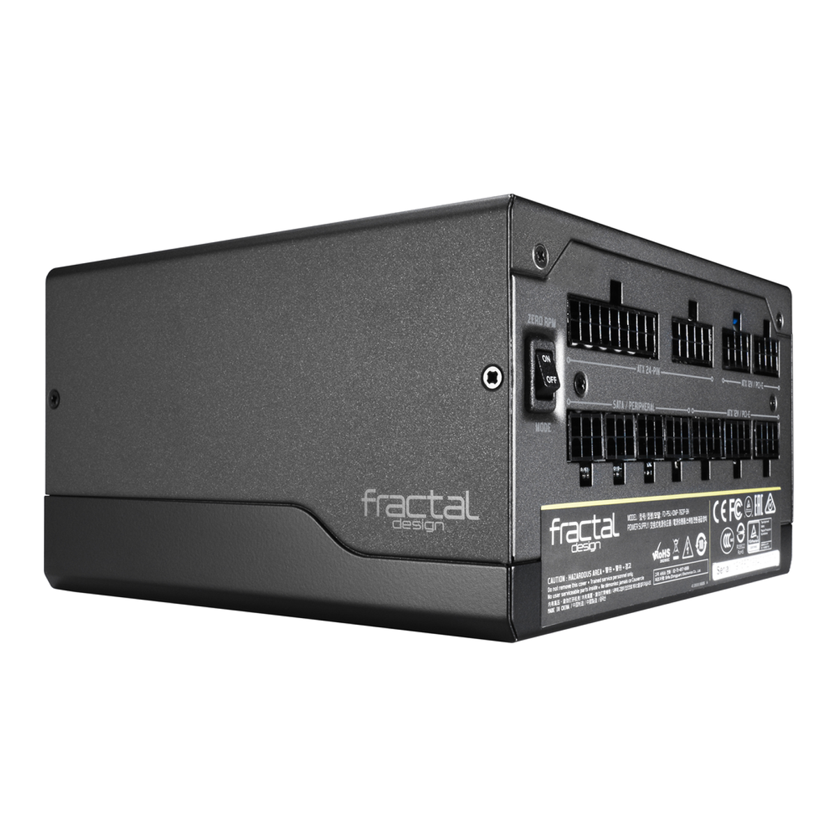 Fractal Design Ion+ 80 Plus Platinum Power Supply, 760W, Fully Modular, ATX, Black, 1 Year Warranty | FD-PSU-IONP-760P-BK-U