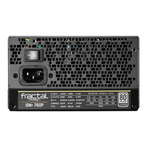 Fractal Design Ion+ 80 Plus Platinum Power Supply, 760W, Fully Modular, ATX, Black, 1 Year Warranty | FD-PSU-IONP-760P-BK-U