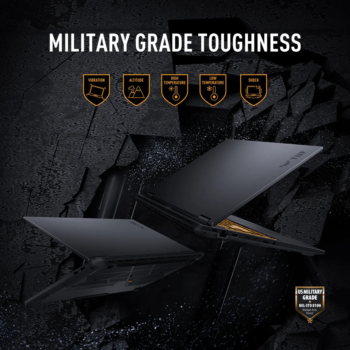 ASUS TUF Gaming F16 Intel Core i7 14650HX Processor, 16GB RAM, 1TB SSD, 8GB NVIDIA RTX 5060, 16" FHD 165HZ Display, Windows 11 Home, English & Arabic Keyboard, Jaeger Gray, 1 Year Warranty | FX608JMR-RV010W