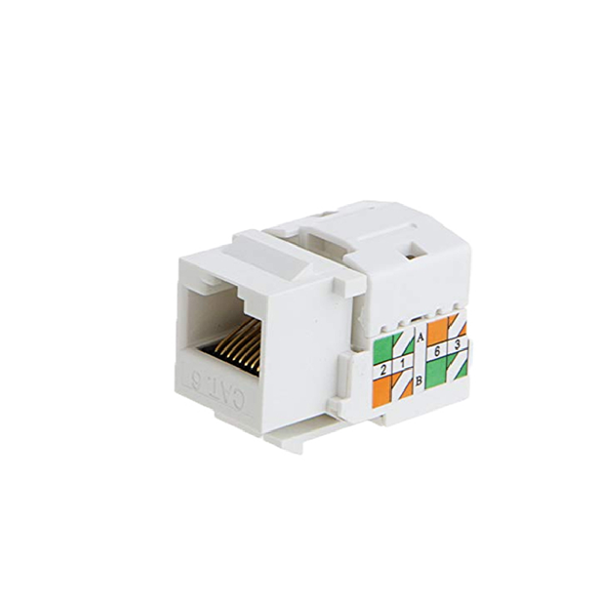 GENUINE KEYSTONE JACK CAT6 UTP - 90Â°