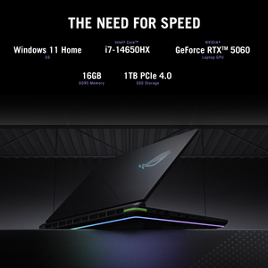Asus ROG Strix G16 Intel Core i7 14650HX Processor, 16GB RAM, 1TB SSD, 8GB NVIDIA RTX 5060, 16