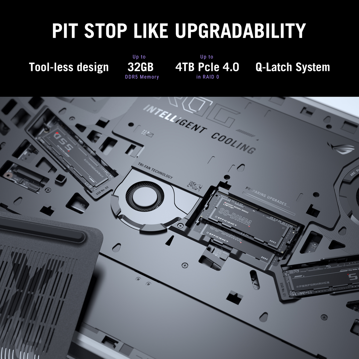 Asus ROG Strix G16 Intel Core i7 14650HX Processor, 16GB RAM, 1TB SSD, 8GB NVIDIA RTX 5060, 16" 2.5K FHD+ 165Hz Display, Windows 11 Home, English & Arabic Keyboard, 2 Year Warranty | G615JMR-G7161W