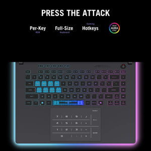 Asus ROG Strix G16 G615LR Gaming Laptop Intel Core Ultra 7 255HX Processor, 32GB RAM, 1TB SSD, 12GB NVIDIA RTX 5070Ti, 16