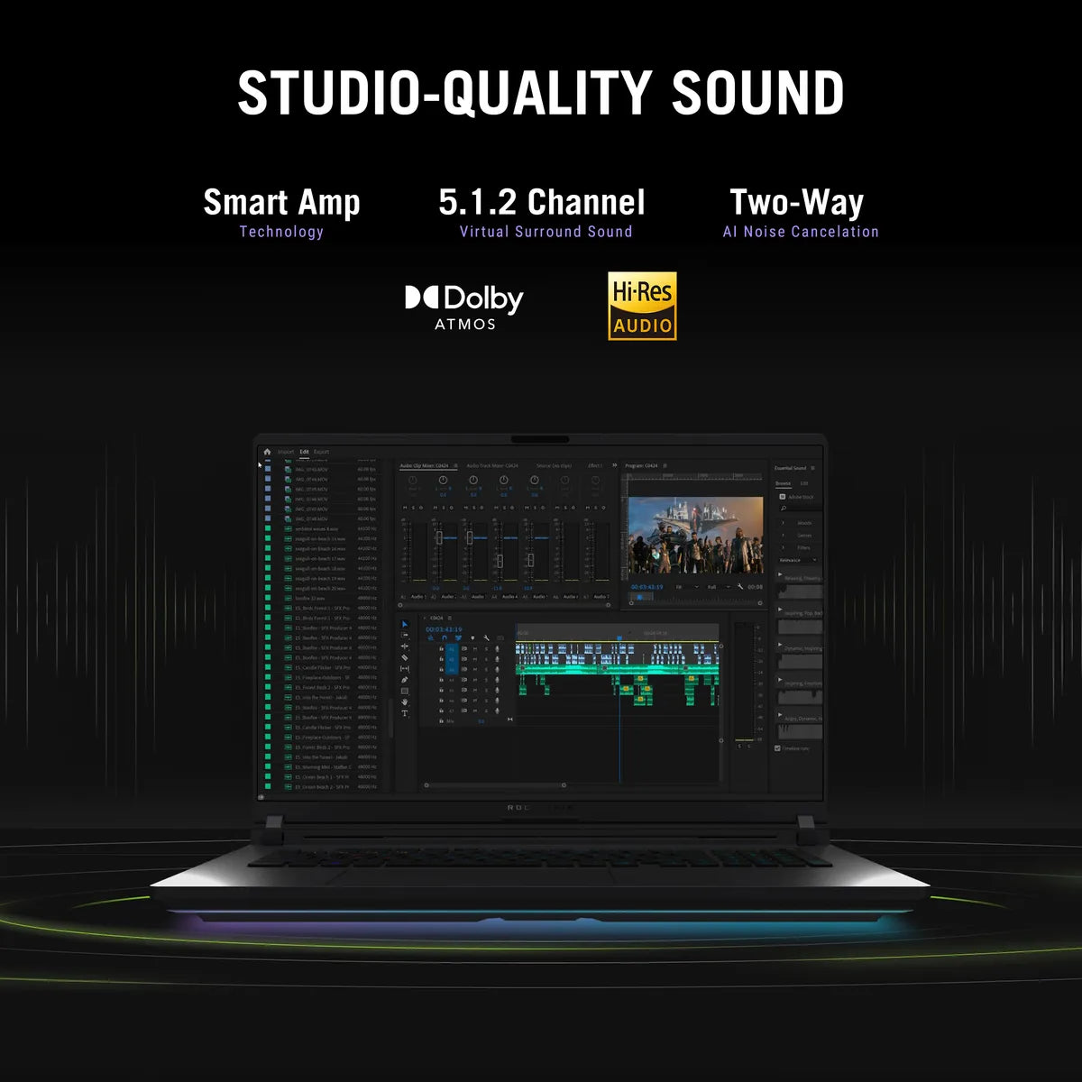 Asus ROG Strix G16 G615LW Gaming Laptop Intel Core Ultra 9 275HX Processor, 32GB RAM, 1TB SSD, 16GB NVIDIA RTX 5080, 16" FHD+ 165Hz Display, Windows 11 Home, English & Arabic Keyboard, 2 Year Warranty | G615LW-G321W