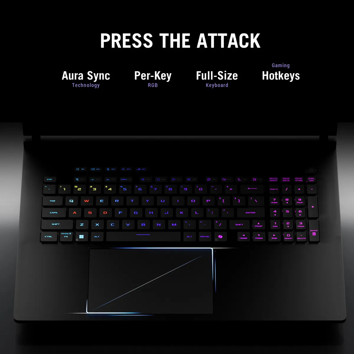 Asus ROG Strix SCAR 18 Intel Core Ultra 9 275HX Processor, 64GB RAM, 2TB SSD, 12GB NVIDIA RTX 5070 Ti, 18" 2.5K WQXGA 240Hz Display, Windows 11 Home, English & Arabic Keyboard, 2 Year Warranty | G835LR-SA040W