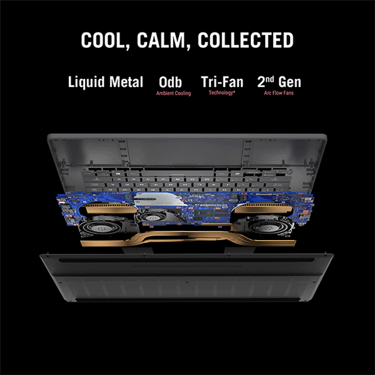 ASUS ROG Zephyrus G16 AMD Ryzen AI 9 HX 370 Processor, 32GB RAM, 1TB SSD, NVIDIA RTX 4060 8GB GDDR6, 16" OLED Display, Windows 11 Home, 2 Year Warranty | GA605WV-AI-OLED9132G