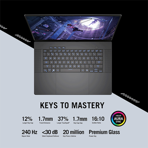 ASUS ROG Zephyrus G16 AMD Ryzen AI 9 HX 370 Processor, 32GB RAM, 1TB SSD, NVIDIA RTX 4060 8GB GDDR6, 16