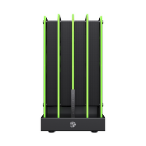Gamemax BLADE CONCEPT ATX PC Case, Metal Open Air Design With Aggresive Claw-Style RGB Lighting, 400mm GPU Support, USB 3.2 Gen 2, Black, 1 Year Warranty | GM-BLADE-CONCEPT