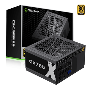 POWER SUPPLY 750W GAMEMAX GX750 MODULAR 80PLUS GOLD | GM-GX-750-MODULAR