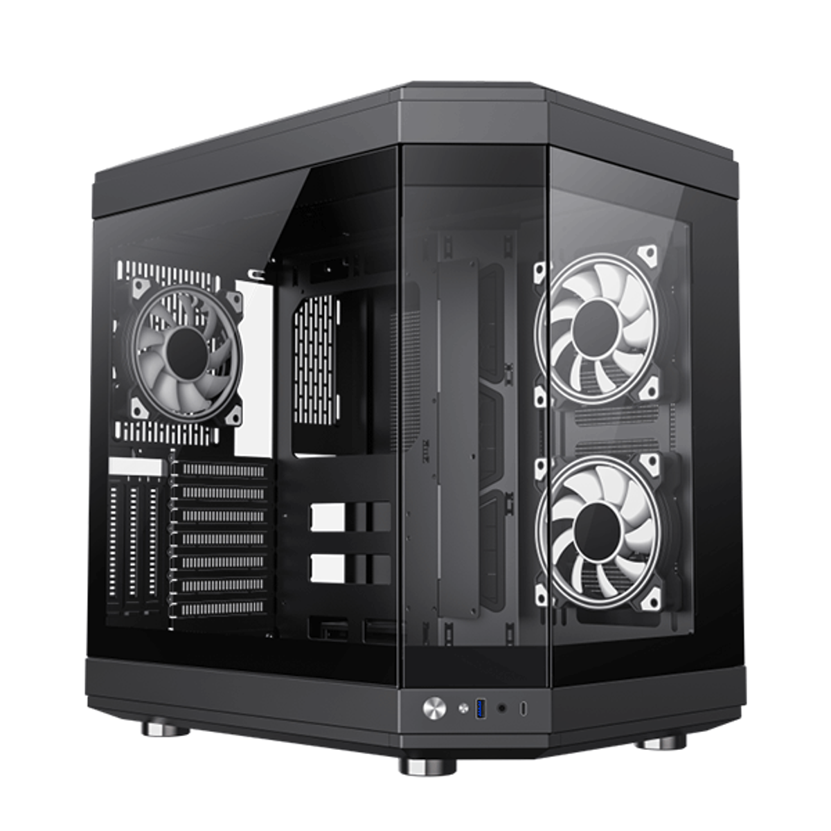 ATX CASE GAMEMAX HYPE Black | GM-HYPE-BLK