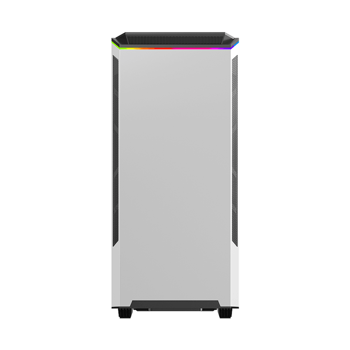 Gamemax Paladin T801 ARGB ATX PC Case, Tempered Glass Side Panel, 1 x ARGB 12cm Rainbow Fan, 360mm GPU Support, USB 3.1 Gen 1, White, 1 Year Warranty | GM-T801-PAL-WH