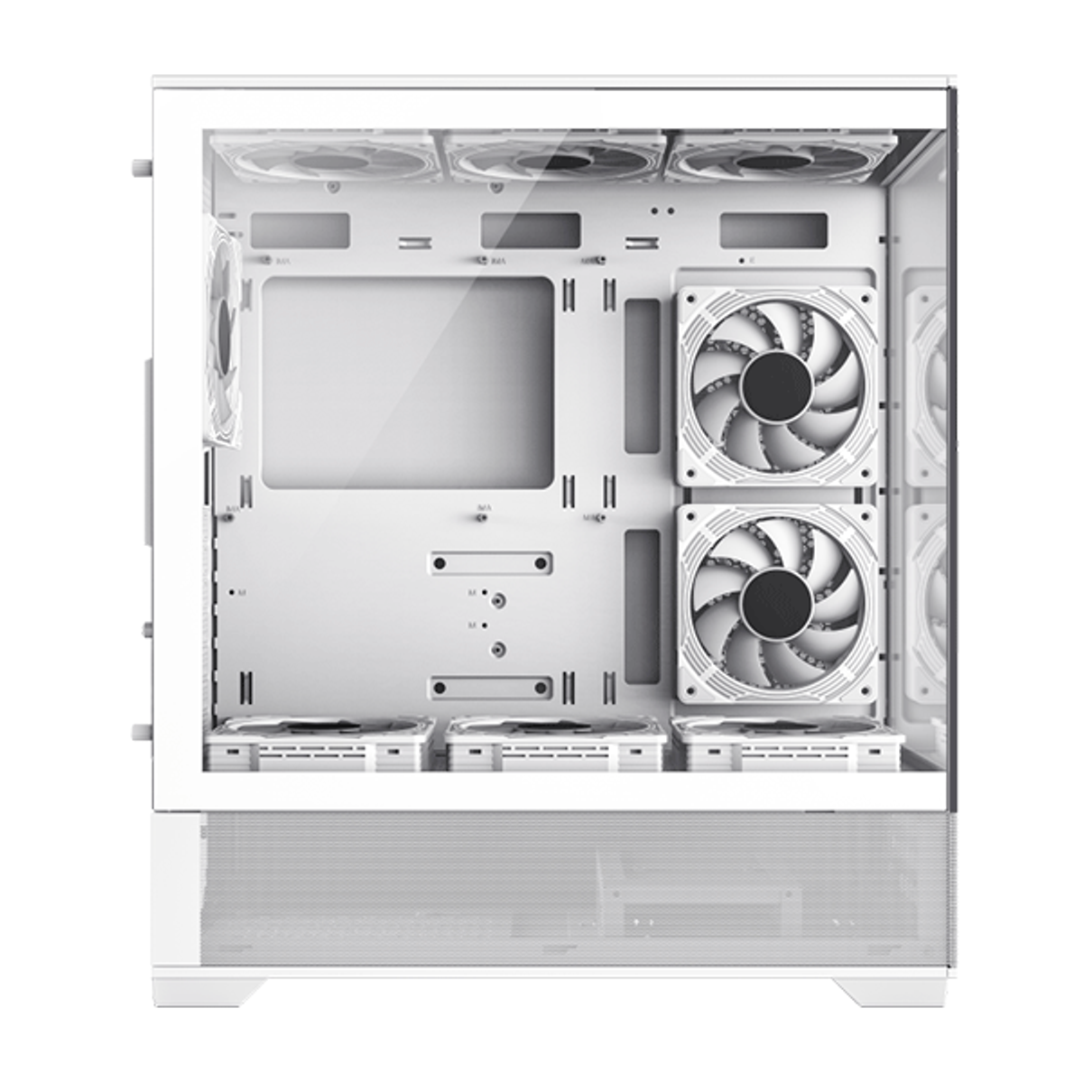 ATX CASE GAMEMAX VISTA AW WHITE WITH 6 FAN | GM-VISTA-AW-WT