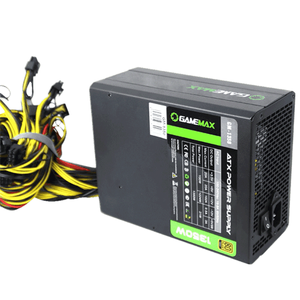 POWER SUPPLY 1350W GAMEMAX GM1350 MINING 80+ GOLD | GM-GM1350-MINING