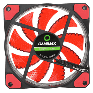 GAMEMAX CASE FAN GMX12R 120mm RGB Single Fan 1 Year Shop Warranty | GMX12R