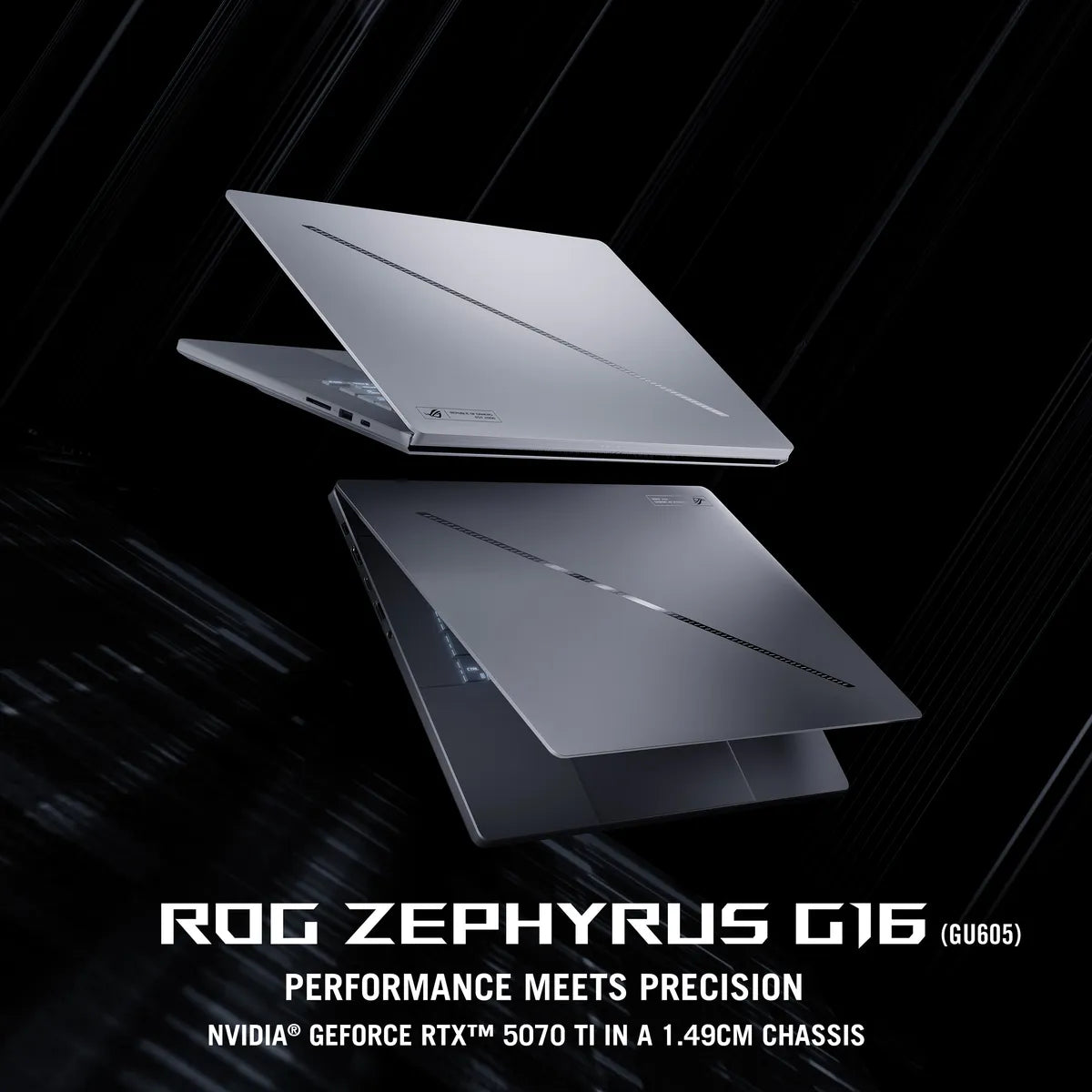 Asus ROG Zephyrus G16 GU605 Gaming Laptop Intel Core Ultra 9 285H Processor, 64GB RAM, 1TB SSD, 12GB NVIDIA RTX 5070Ti, 16" 2.5K OLED 240Hz Display, Windows 11 Home, English Keyboard, 2 Year Warranty | GU605CR-QR216W