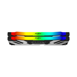 Kingston Fury Renegade RGB Memory Kit, 96GB (2x48GB), DDR5 DRAM, 6400 MT/s, CL-32, 1 Year Warranty | KF564C32RSAK2-96