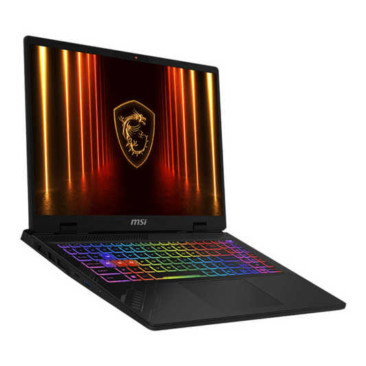 MSI Crosshair 16 HX AI D2XWFKG Gaming Laptop, Intel Core Ultra 7 255HX Processor, 16GB RAM, 1TB SSD, 8GB Nvidia RTX 5060 Graphics, 16â QHD+ 240Hz Display, Windows 11 Home, English & Arabic RGB Backlit Keyboard, 2 Year Warranty | 9S7-15P421-220