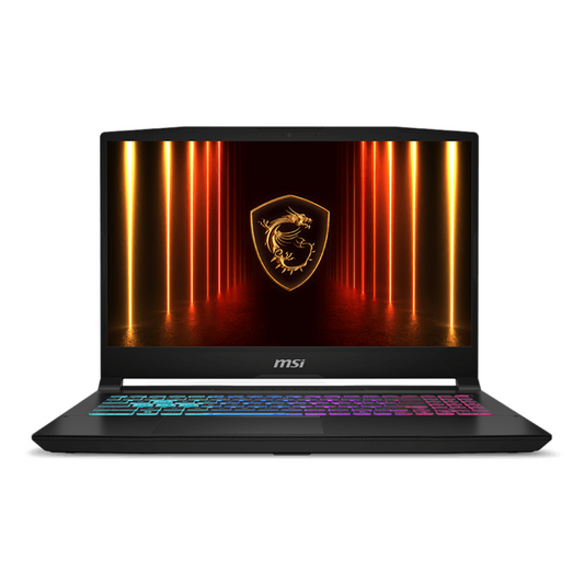MSI Katana 15 HX B14WEK Gaming Laptop, Intel Core i7-14650HX Processor, 16GB RAM, 1TB SSD, 8GB Nvidia RTX 5050 Graphics, 15.6" FHD 144Hz Display, Windows 11 Home, English & Arabic RGB Backlit Keyboard, 2 Year Warranty | 9S7-1587C1-221