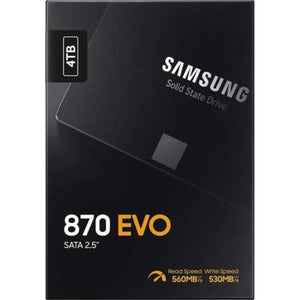 SSD 4TB SAMSUNG 870 EVO 2.5 | MZ-77E4T0BW