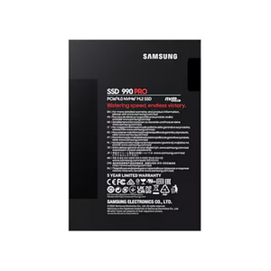 Samsung 990 PRO 2TB PCIe 4.0 NVMe M.2 SSD, 1 Year Warranty | MZ-V9P2T0BW