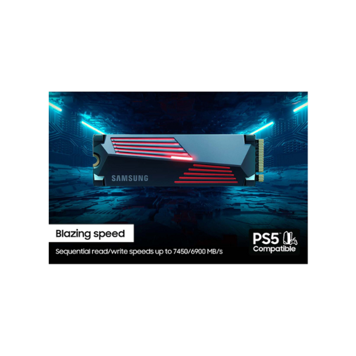 Samsung 990 PRO w/ Heatsink 4TB SSD NVMe M.2, 1 Year Warranty | MZ-V9P4T0CW