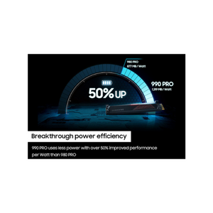Samsung 990 PRO w/ Heatsink 4TB SSD NVMe M.2, 1 Year Warranty | MZ-V9P4T0CW