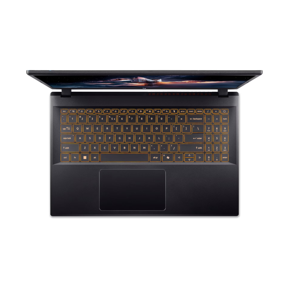 Acer Nitro V 15 Gaming Laptop, Intel Core 7 240H Processor, 16GB RAM, 512GB SSD, 6GB Nvidia RTX 3050 Graphics, 15.6" TFT LCD 165Hz Display, Windows 11 Home, Amber Backlight English & Arabic Keyboard, 1 Year Warranty | NH.QUBEM.002