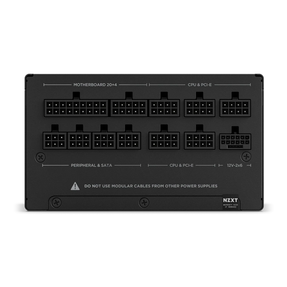 NZXT C1000 80 Plus Gold Power Supply, 1000W, Fully Modular, ATX, Black, 1 Year Warranty | PA-0G2BB-UK