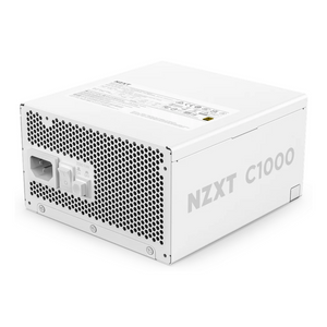 NZXT C1000 80 Plus Gold Power Supply, 1000W, Fully Modular, ATX, White, 1 Year Warranty | PA-0G2BW-UK