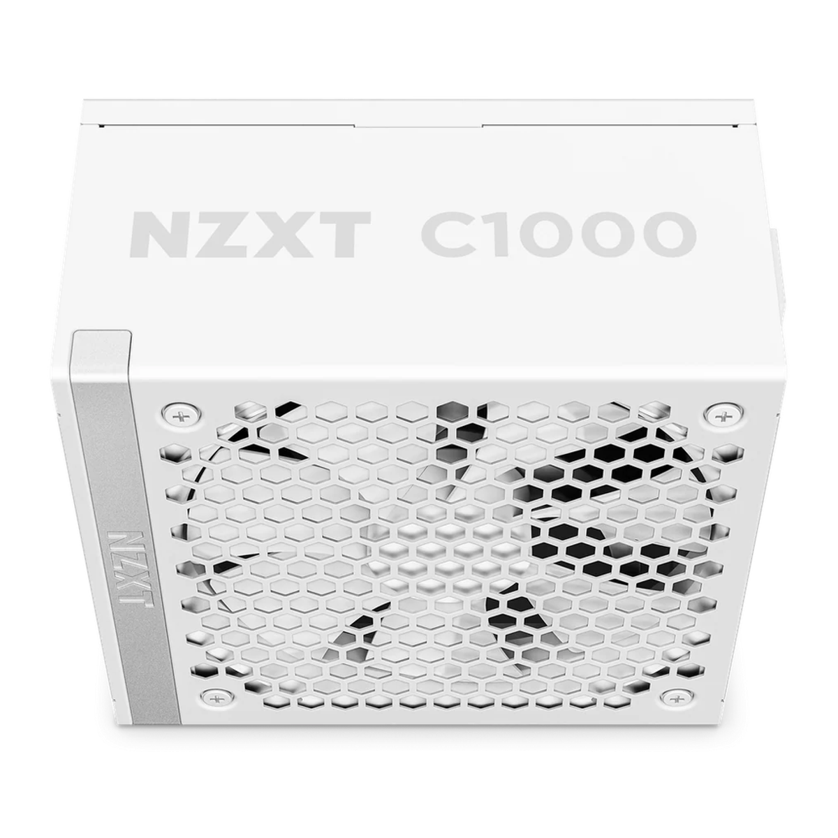 NZXT C1000 80 Plus Gold Power Supply, 1000W, Fully Modular, ATX, White, 1 Year Warranty | PA-0G2BW-UK