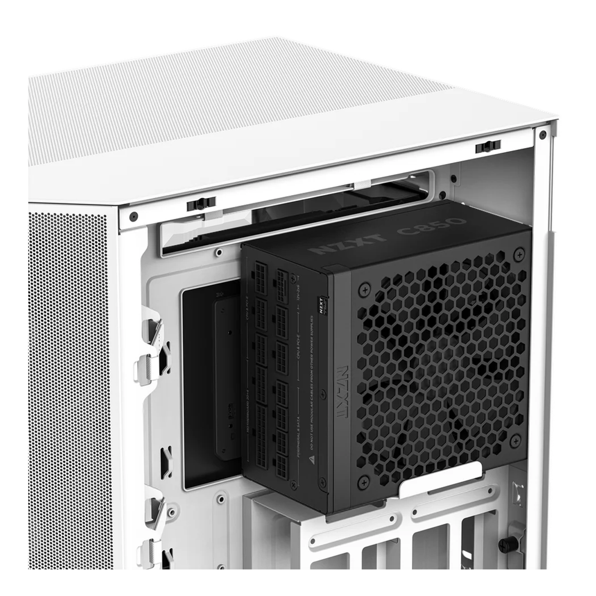 NZXT C850 80 Plus Gold Power Supply, 850W, Fully Modular, ATX, Black, 1 Year Warranty | PA-8G2BB-UK