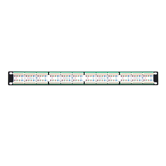 GENUINE PATCH PANEL 24 PORT WALL MOUNT/RACKMOUNT LOADED