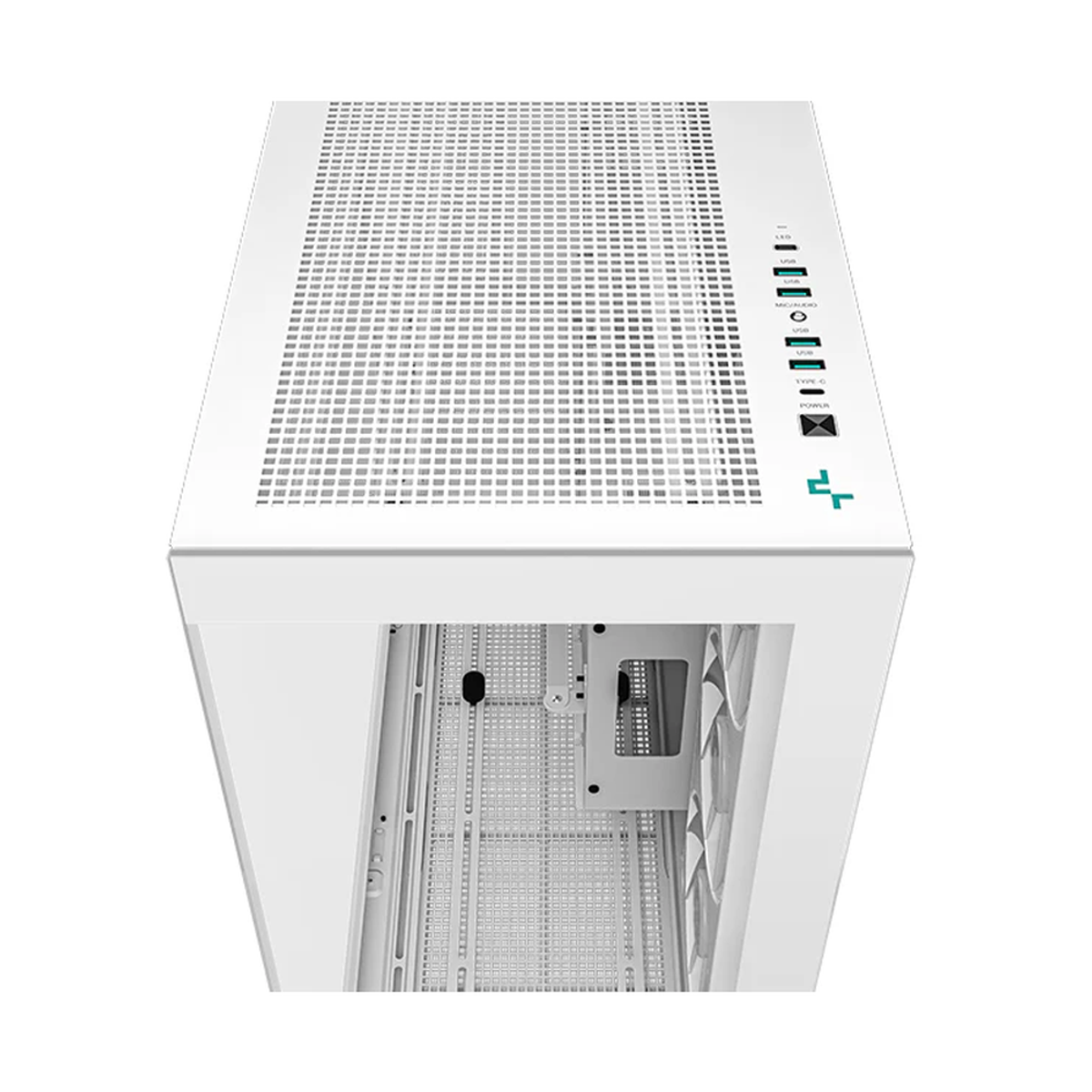 DeepCool CH780 WH E-ATX PC Case, Panoramic Glass-Dual Chamber, 1 x 420mm ARGB Fan Unit, 480mm GPU Support, USB 3.2 Gen 2, White, 1 Year Warranty | R-CH780-WHADE41-G-1