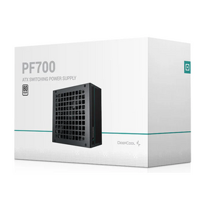 DeepCool PF700 80 Plus Bronze Power Supply, 700W, Non Modular, ATX, Black, 1 Year Warranty | R-PF700X-HD0B-JGUK