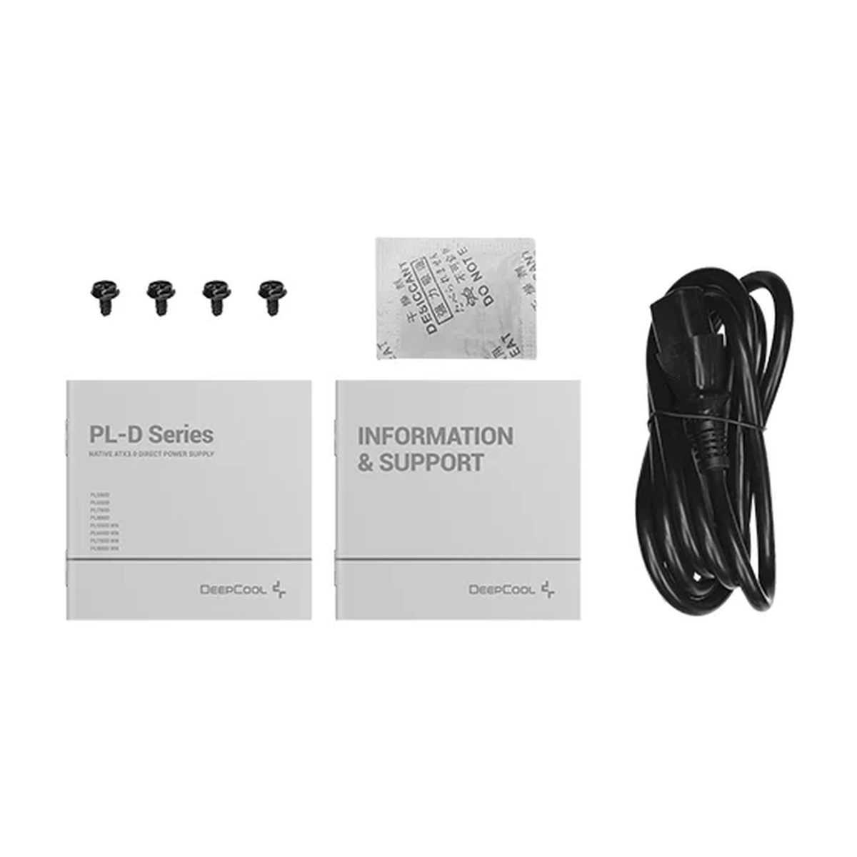 DeepCool PL750D 80 Plus Bronze Power Supply, 750W, Non Modular, ATX, Black, 1 Year Warranty | R-PL750D-FC0B-UK