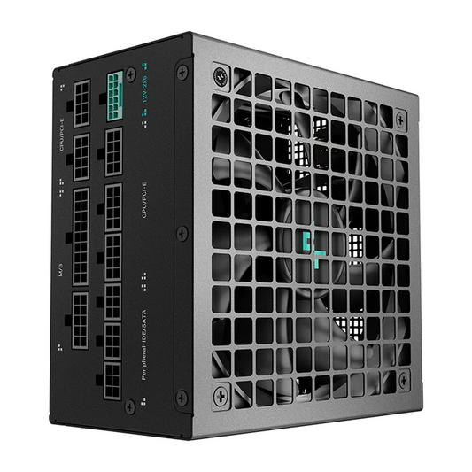 DeepCool PN1200M 80 Plus Gold Power Supply, 1200W, Fully Modular, ATX, Black, 1 Year Warranty | R-PNC00M-FC0B-JGUK